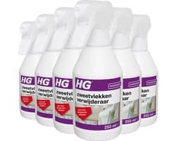 6x HG Zweetvlekkenverwijderaar 250 ml