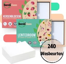 BambiClean Wasstrips Voordeelverpakking - 240 wasbeurten - Milieuvriendelijke Wasmiddeldoekjes - Wasmiddel Strips Proefpakket — thumbnail 2
