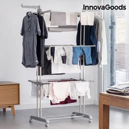 Folver Wasrek Inklapbaar - Op Wieltjes - InnovaGoods — thumbnail 1