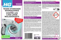 HG tegen stinkende wasmachines 550gr — thumbnail 2