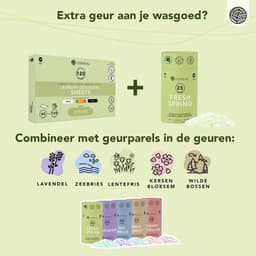 Cosmeau 5-in-1 Wasstrips Wasmiddeldoekjes 120 Wasbeurten Zeebries Wasvellen - G5 - Wasdoekjes - Wasmiddel - Detergent Sheets - Laundry Strips - Bamboozy - Cosmo Cosmea Kosmo — thumbnail 2