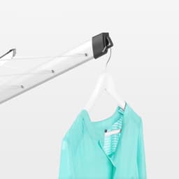Brabantia Lift-O-Matic Advance Droogmolen - 50 m - met Metalen Grondanker, Beschermhoes en Wasknijpertasje - Metallic Grey — thumbnail 3