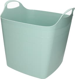 Flexibele kuip - 25L - kunststof - mint groen - emmer - wasmand — thumbnail 1