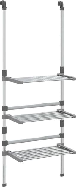 vidaXL - Droogrek - 3-laags - hangend - aluminium — thumbnail 1