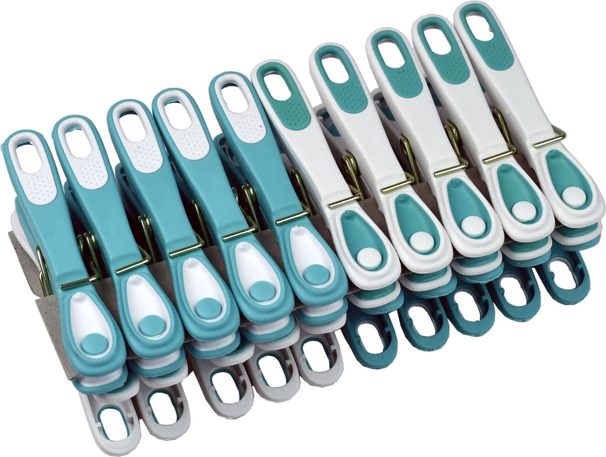 Laguelle Wasknijpers - Turquoise - 20 Stuks — afbeelding 1