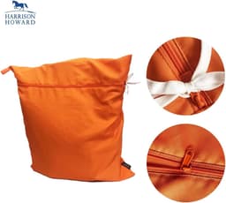 Waszak wassen hond paar haar was tapijt blad laarzen oranje — thumbnail 4
