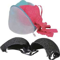 MSV Waszak voor delicaat wasgoed - lingerie/bh waszak - wit - 11 x 18 x 13 cm — thumbnail 2