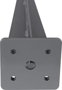 Hoppa! Metalen Post Anker | Grijs Gespoten Grondanker | Drive-in Anker | 46 x 11,5 x 4,5 inch — thumbnail 1