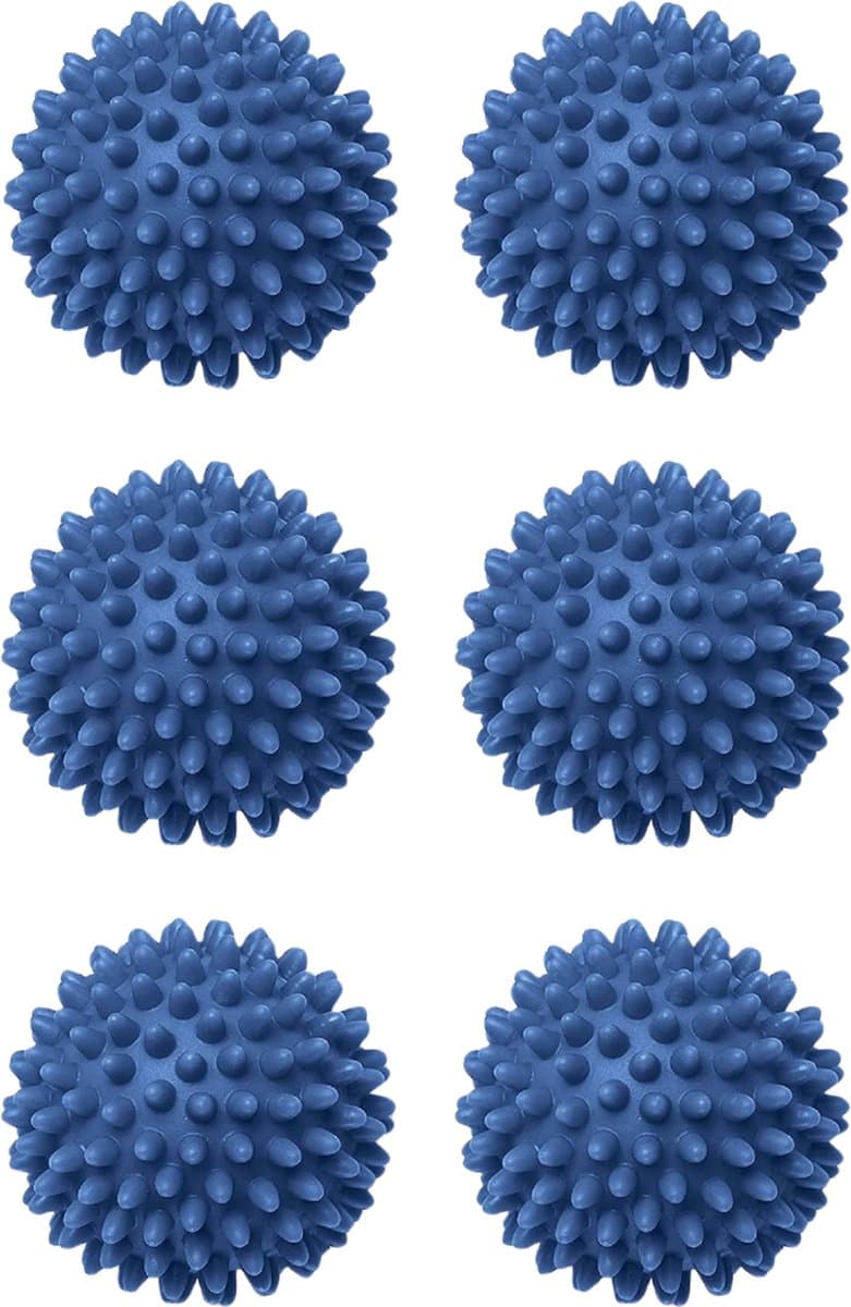 Drogerballen - Wasbollen - Wasdrogerbal - 6 Stuks - Sneller droog - Anti-kreuk — afbeelding 1