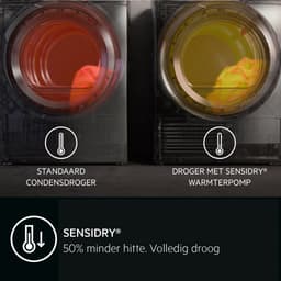AEG TR79632B 7000 serie SensiDry® - Wasdroger Warmtepompdroger - Droogkast - 9 kg - NL/FR — thumbnail 4