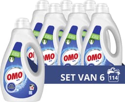 Omo - Vloeibaar Wasmiddel - Wit - 6 flessen - 114 wasbeurten — thumbnail 1