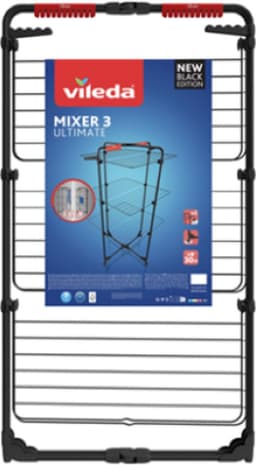 Vileda Mixer 3 Ultimate Droogrek (Black Edition) - Droogtoren - 30 m drooglengte - Flexibel — thumbnail 4