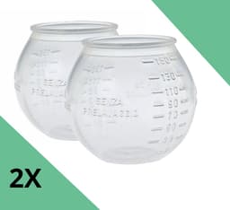 Maxora - Doseerbol 2 Stuks - Wasbol - Flexibel - Voor wasmachine - Wasbol voor wasmiddel - Doseerbollen voor wasmiddel - Doseerdop - 150 ML — thumbnail 1