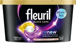 Fleuril - Renew Black Caps 15 Wasbeurten - 8 x 15 stuks - Voordeelverpakking — thumbnail 2