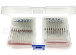 280pcs 28 value 1W Zener Diode 3.3V - 30V 28 x 10pcs Assortment Set Kit + Box — thumbnail 2