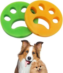 2 Stuks, Pet Hair Remover voor Wasserij Wasmachine Haarvanger, Mini Herbruikbare Hond Kat Plakkerig Huisdier Haar Verwijderaar Borstel Voor Waswasmachine. — thumbnail 1
