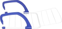 Wasrek hangend droogrek voor balkon verwarming - camping ruimtebesparend 4 m drooglengte uitklapbaar wit — thumbnail 5