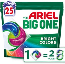 Ariel 3in1 Wasmiddel Pods The Big One - Kleur - 25 wasbeurten — thumbnail 1