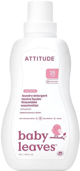 Attitude - Little Ones Baby Vloeibaar Wasmiddel Parfumvrij - 1050ml — thumbnail 1