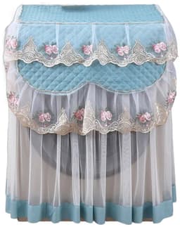 Wasmachine hoes - Wasmachine beschermer - Wasmachine overtrek - Stofdicht - Wasdroger beschermhoes - blauw - 60*60*85cm - Polyester — thumbnail 1
