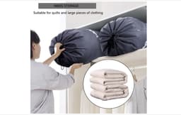 2 stuks waszakken voor op reis, vuile was, wasverzamelaar, waszak, grote opvouwbare wasmand, opbergtas, wasbak, outdoor, 120 liter, grijs — thumbnail 2