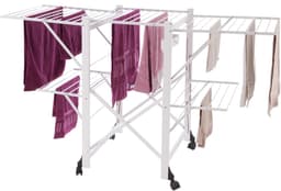 Arredamenti Italia 600 GABBIANO BIANCO - Droogrek met massief Beukenhout - 28m Drooglengte - Kleur: wit gelakt - ARIT - Il cuore del legno — thumbnail 2