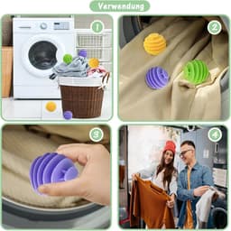 Wasballen voor Donsjacks - 6 stuks - Rubber — thumbnail 3