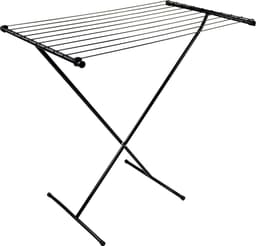 Bo-Camp Droogrek - Compact - Staal - Schaarmodel - Zwart — thumbnail 3
