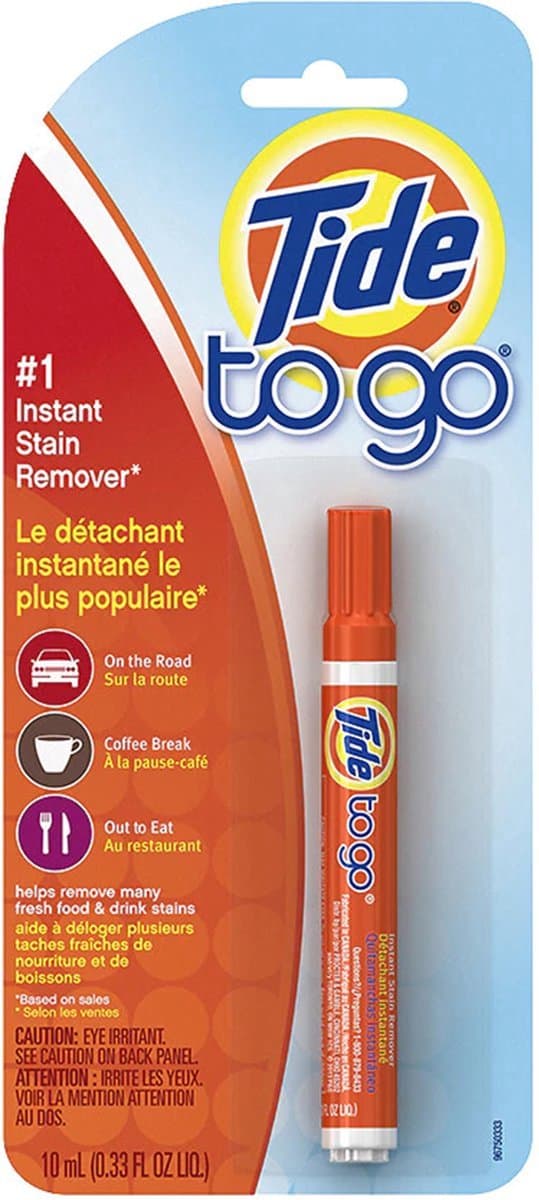 Tide To Go XL - Vlekkenreiniger - Vlekkenverwijderaar Tegen Koffievlekken, Theevlekken, Wijnvlekken, Fruitvlekken & Sausvlekken! (1x10ML) — afbeelding 1