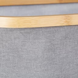 handdoekhouder bamboe - 3 stangen - met wasmand - 139 x 43,5 x 33 cm - badkamer — thumbnail 3