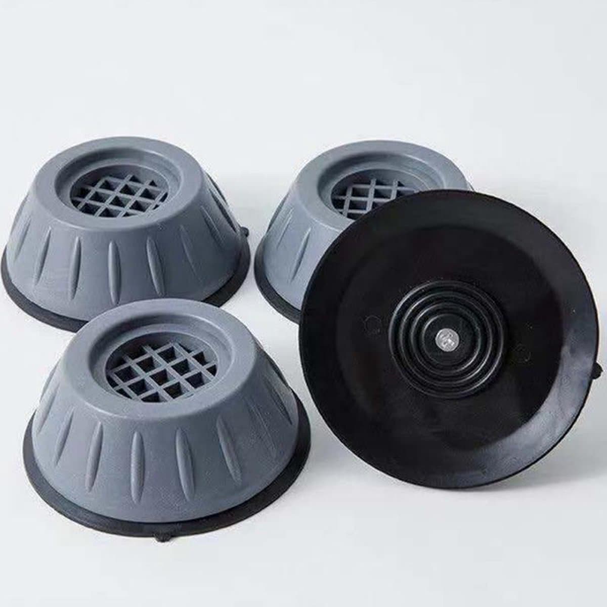 Anti Tril Poten - Wasmachine of Droger Schokdempers - 4 Stuks - Grijs — afbeelding 1