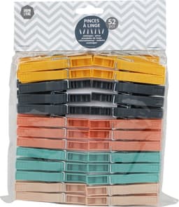 Urban Living Basic Grip wasknijpers - 52x - kunststof - 7 cm — thumbnail 2