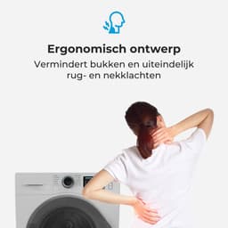 WassiStand Wasmachine Verhoger met Anti-Slip & Grip – Wasmachine Kast en Ombouw – Verhoging voor Wasmachine, Vaatwasser, Koelkast, Vriezer en Droger – Witgoed Verhoger - Inclusief 4 Dempers – Roestvrij – Maximaal 750 kg – 61x61x34cm - Grijs — thumbnail 5