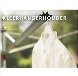 Droogmolen - Droogrek - Voor Binnen en Buiten - Droogtoren - Was Drogen - Stevig — thumbnail 2