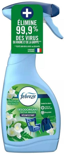 Febreze Textielverfrisser Spray Morning Freshness - 8 x 500 ml - Voordeelverpakking — thumbnail 2