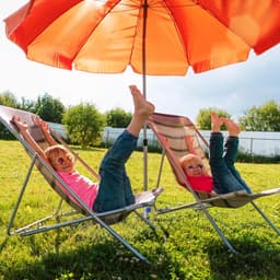 Set van 2 grondankers voor parasols en droogmolens - adapters 25-55 mm - parasolboor - zilver/blauw — thumbnail 4