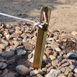 4 Stalen T-profiel Haringen - 300x25mm Tentharingen voor Harde Grond - Ankers en Tentnagels Haring Set — thumbnail 4