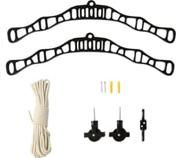Clothing Airer Ceiling Pulley - Black - 2m — thumbnail 2