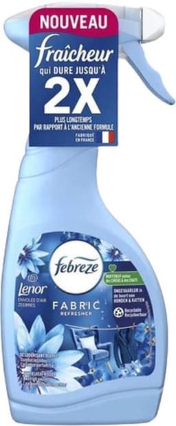Lenor Febreze Textielverfrisser Spray - Zeebries | 1x 500ml | Verwijdert nare geuren — thumbnail 1