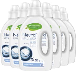 Neutral - Vloeibaar Wasmiddel - Wit - Parfumvrij - 6 flessen - 120 wasbeurten - Voordeelverpakking — thumbnail 2