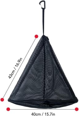 Opvouwbaar Outdoor Drognet - PVC Organizer & Hangende Opbergrek voor Camping - Stevige Droogrek Solution - Large — thumbnail 5