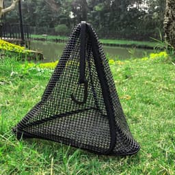 Opvouwbaar Outdoor Drognet - PVC Organizer & Hangende Opbergrek voor Camping - Stevige Droogrek Solution - Large — thumbnail 3