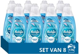 Robijn - Advanced Quickwash Vloeibaar Wasmiddel - Puur & Zacht - 8 flessen - 176 wasbeurten - Voordeelverpakking — thumbnail 1