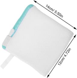 Set van 6 kleine waszakjes van gaas, 14 x 12 cm, met ritssluiting, wasmachinezakjes voor het beschermen van delicate kleding, sokken en reisartikelen. — thumbnail 3