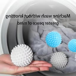 8 Stuks Wasballen voor Wasmachine en Droger, Ideaal voor Effectieve Was en Vermindering van Pluis — thumbnail 2