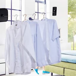 Intrekbare Waslijn - Droogrek Kledinghanger - Kleding Drogen Buiten - Roestvrij Staal - 280 cm - Zwart — thumbnail 4