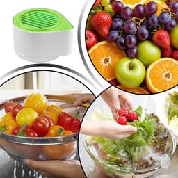 Fruit Wasser - Groente Reiniger - Gezond Eten - Automatisch Programma - 15.9 x 15.6 cm - Groen — thumbnail 5
