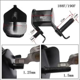 Trillingsdempende Pads - Schokabsorberend - Apparatuur Stabiliseren - Rubberen Ijzeren Composiet - 4 Stuks - Zwart — thumbnail 2