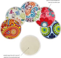 Herbruikbare Borstvoedingspads - 10 Wasbare Pads met Nat- en Waszak, Grote Nipple Pads voor Comfort en Hygiëne tijdens het Voeden — thumbnail 2
