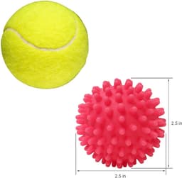 Droogballen 4-pack - Niet-giftige - herbruikbare droogballen - Rood — thumbnail 2